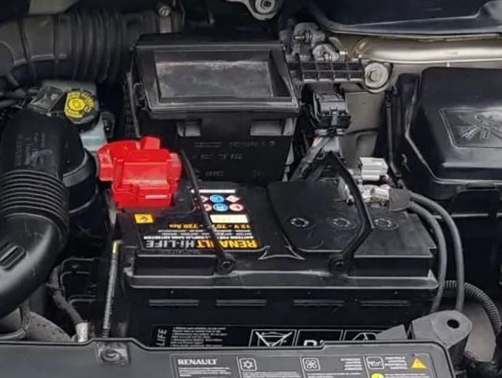 Batterie installée dans Renault Captur I 1.2 TCe essence 2015 start-stop